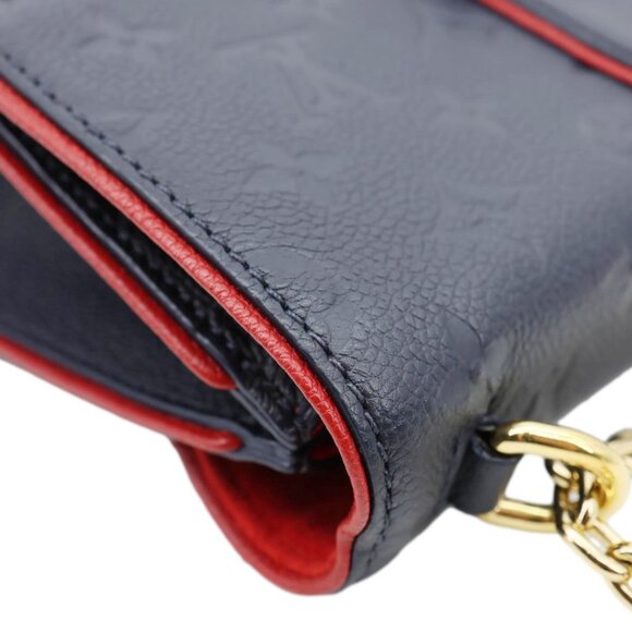 Louis Vuitton  Saint Sulpice PM Empreinte Leather Crossbody Bag Navy Blue - Picture 9 of 16